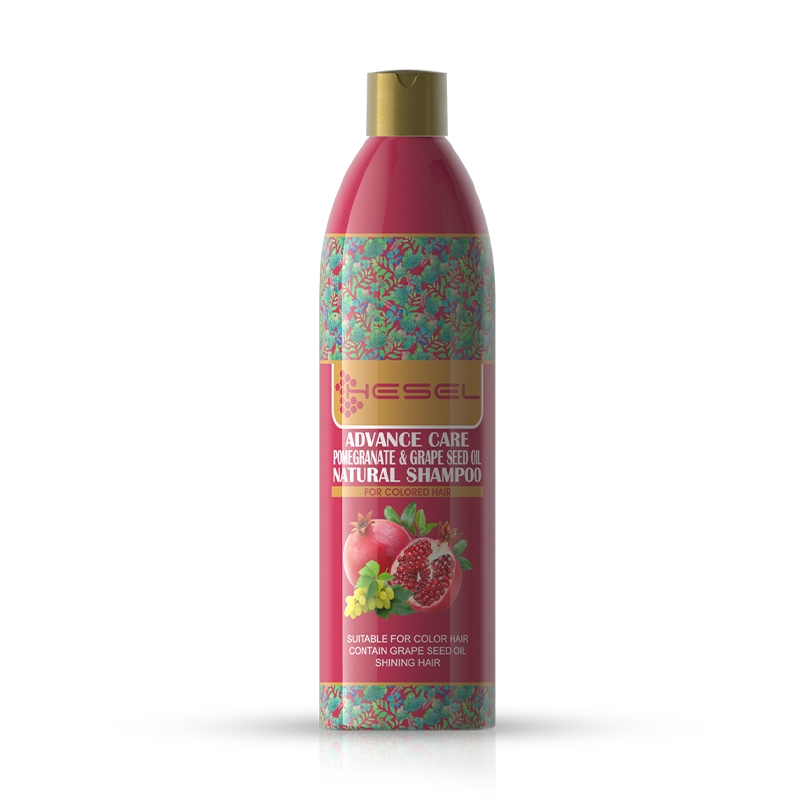pomegranate shampoo شامپو انار و روغن هسته گردو هسل
