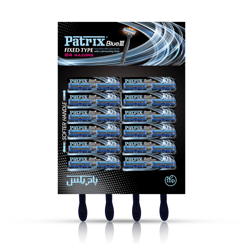 تیغ کارتی 3 لبه تیغ سه لبه کارتی ۲۴ عددی