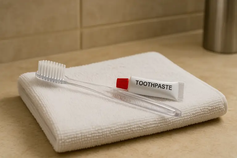 پک مسواک و خمیر دندان هتلی